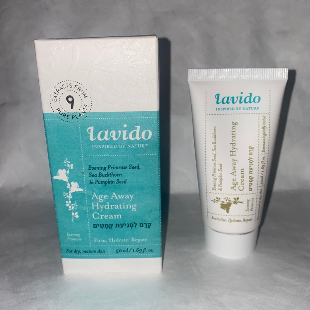 LAVIDO Age Away Hydrating Cream For Mature Dry Skin 1.69oz $55 CLEAN BEAUTY NIB - Picture 3 of 6